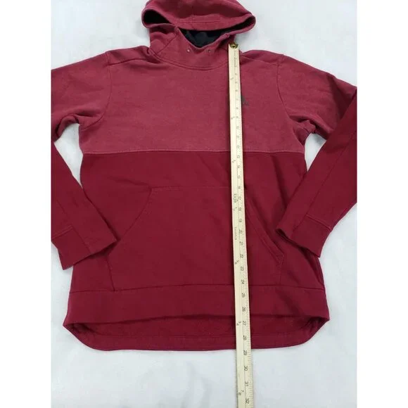Adidas Hoodie Red M/L Adult Activewear Gym Casual Hoodie Kangaroo Pocket Warm - Picture 2 of 10